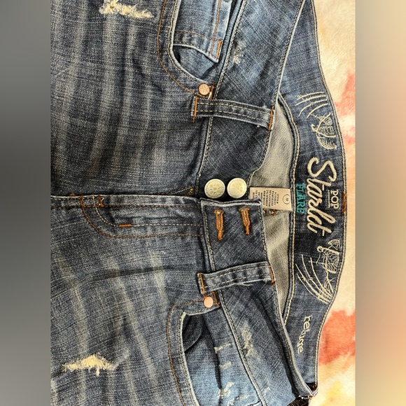 Pop Starlet Flare Jeans Size 10 - Picture 2 of 3